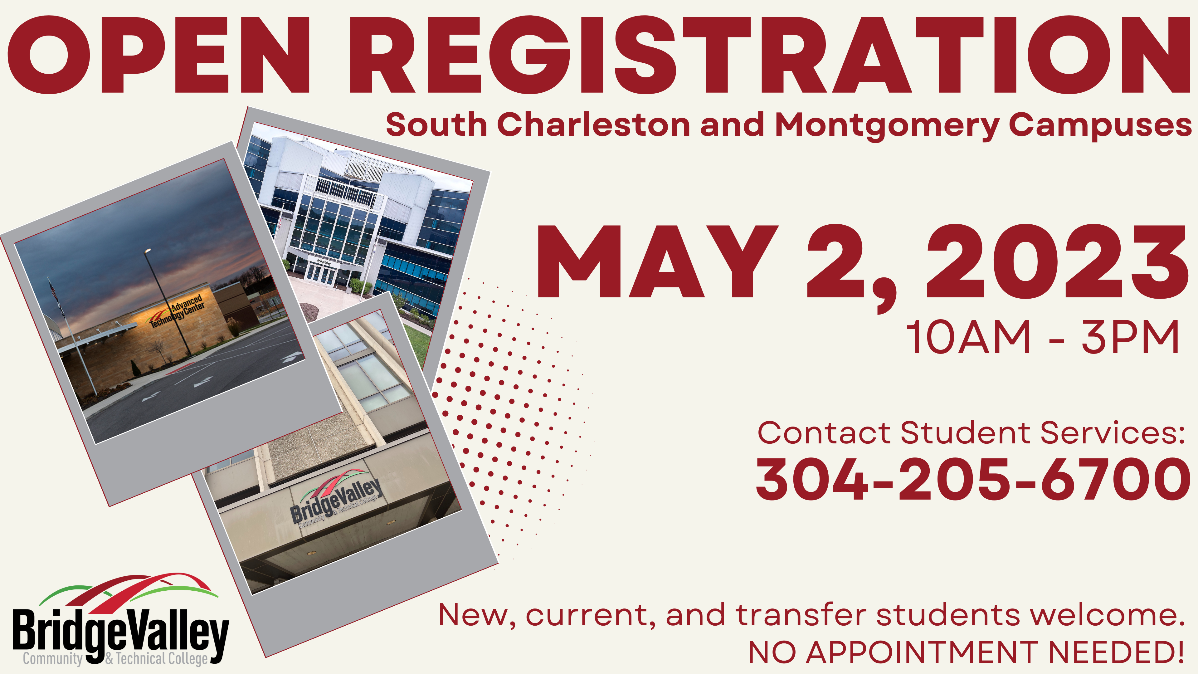Open Registration May 2